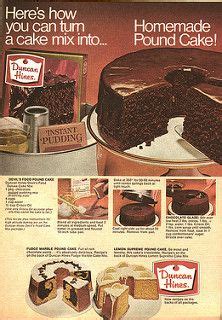 · 1 tablespoon of flour (only if using applesauce). Duncan Hines Ad 1969 | Cake mix pound cake, Pound cake ...