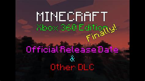 Minecraft 183 Official Release Date Xbox 360 Edition