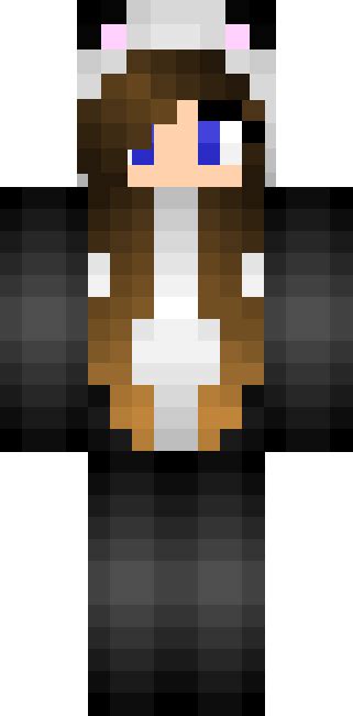 Panda Girl • Minecraft Girl Skins Minecraft Skins Panda