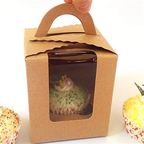 Gable style packaging is also trendy for baking goods. Single Cupcake Boxes Wholesale. Clear Bakery Pastry Brown ...