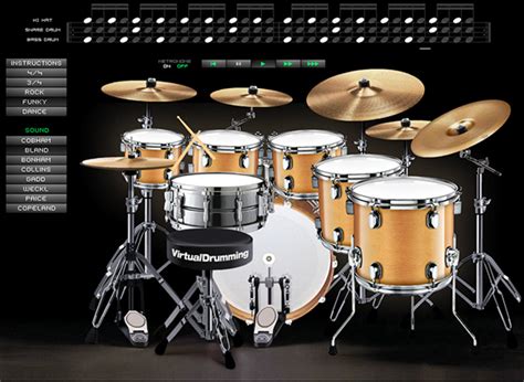 It's your turn to be the drummer! Best Virtual Online Music Instruments - TechPlusMe.com