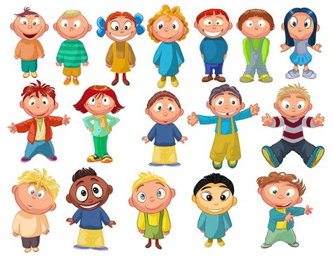 Animated People Drawings For Kids