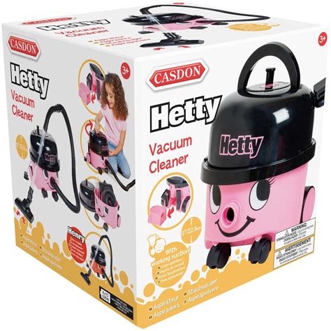 casdon hetty toy vacuum cleaner pink