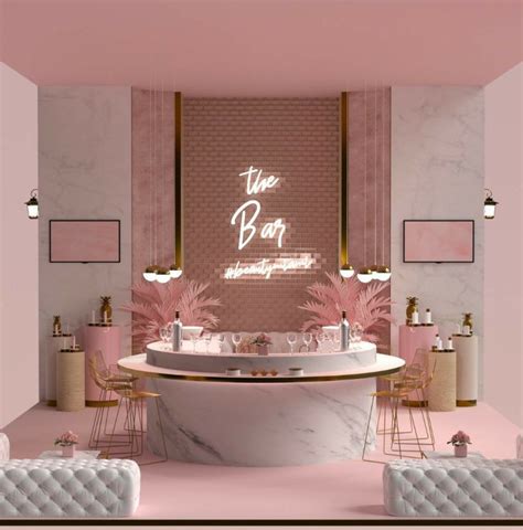 Aesthetic Pink 🏩 Beauty Room Decor Salon Interior Design Boutique