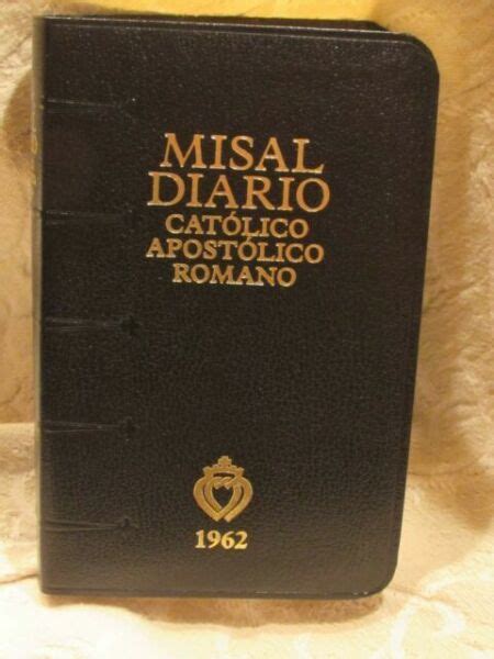 1962 Misal Diario Catolico Apostolico Roma For The Traditional Latin