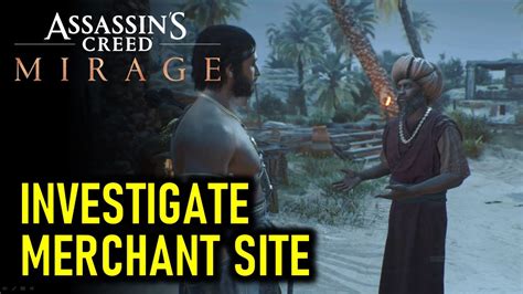 Investigate The Merchant Site Assassin S Creed Mirage Ac Mirage