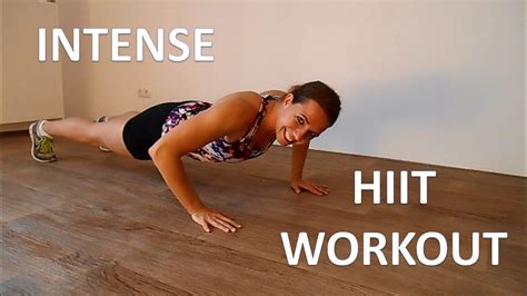 30 Minute Intense Hiit Workout At Home No Equipment For Gym Fitness And Workout Abs Tutorial