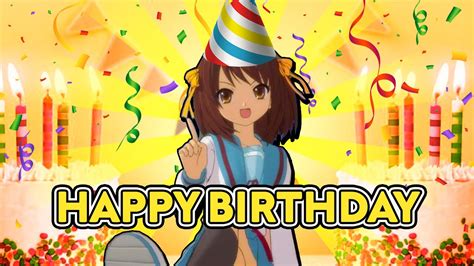 Happy Birthday Haruhi Youtube