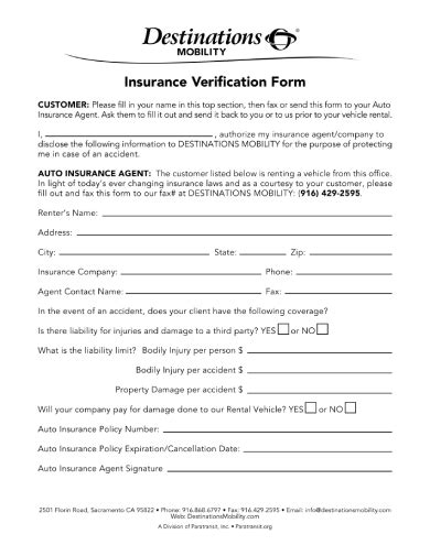 Download direct line's current car insurance policy document, details on accident protocol, and how to make a claim. FREE 5+ Auto Insurance Verification Forms in PDF