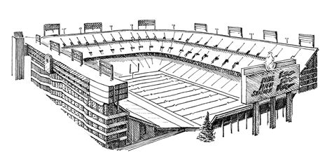 Football Stadium Football Stadium Drawing