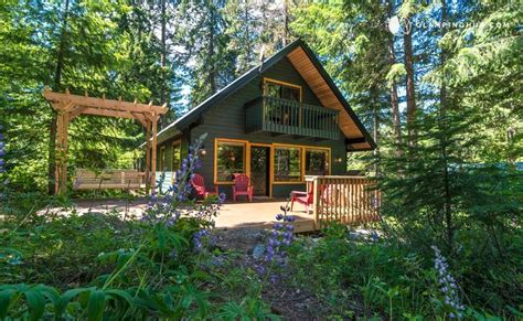 Mountain Cabin In Lake Wenatchee State Park Near Seattle Washington