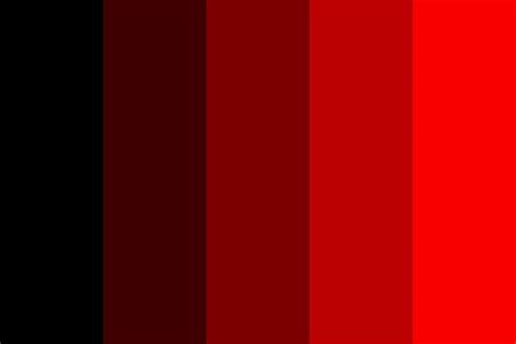 Black To Red Color Palette Red Colour Palette Black Color Palette