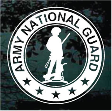 Us Army National Guard Car Window Decals And Stickers Decal Junky