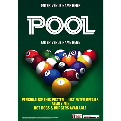 Pool Tournament Flyer A5 Promote Your Pub