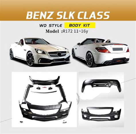 Wd Style Body Kit For Mercedes Benz Slk Class R172 2011 2016 Forza