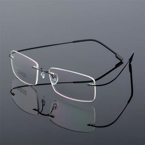 Superelastic Titanium Alloy Frameless Glasses Frame Ultra Light Fashion