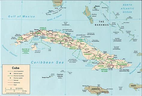 Cuba Country Tourist Map Cuba • Mappery