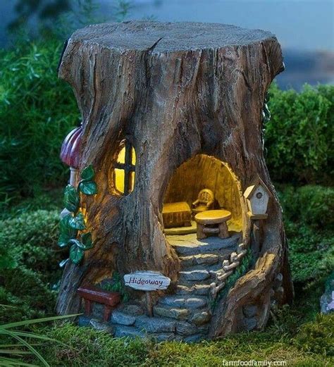 41 Creative Tree Stump Decorating Ideas Will Transform Your Garden