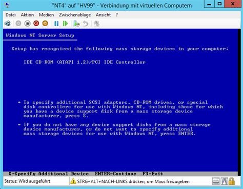 Free from spyware, adware and viruses. Windows NT 4. 0 als VM in Hyper-V | faq-o-matic.net