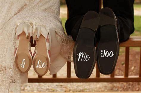 Shoe I Do And Me Too Wedding Shoe Decal Set 2403665