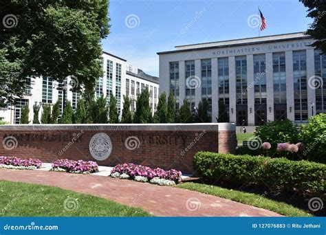 Northeastern University In Boston Massachusetts Editorial Stock Photo