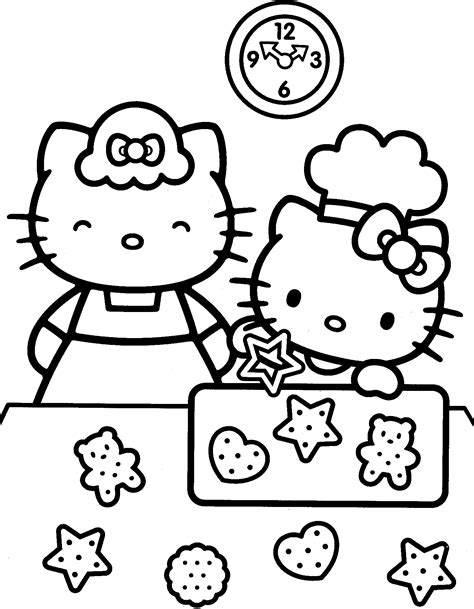 Cute, hello kitty, kitten, pink. Malvorlagen fur kinder - Ausmalbilder Hello Kitty Kopf ...
