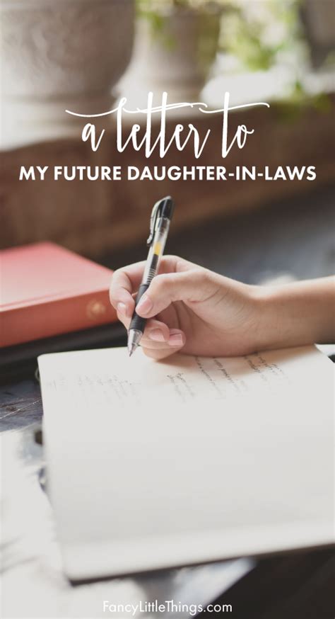 letter to my future daughter in laws