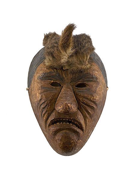 Indian Masks Cherokee Carved Wooden Mask Cowan S Auctions Native American Cherokee