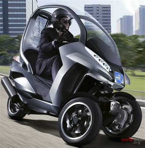 Peugeot Hymotion Hybrid Motorcycle Goes On Sale In 2010