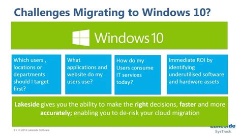 How To Simplify Your Windows 10 Migration Lakeside Webinar Youtube