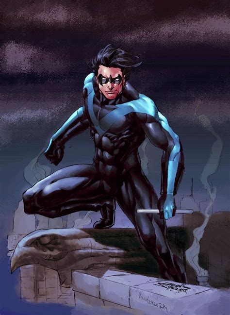 Richard Grayson New Earth Personajes De Dc Comics Nightwing Y