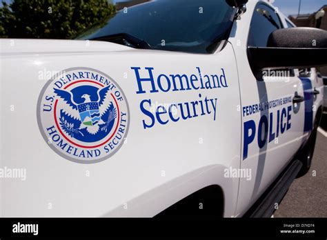 Homeland Security Police Car Washington Dc Usa Stock Photo Alamy