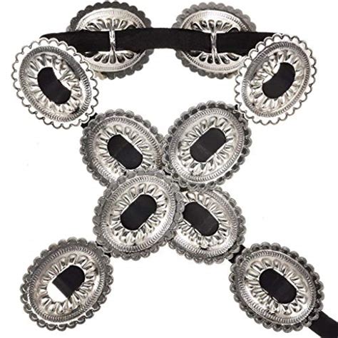 Navajo Hammered Silver Concho Belt First Phase Style 2504