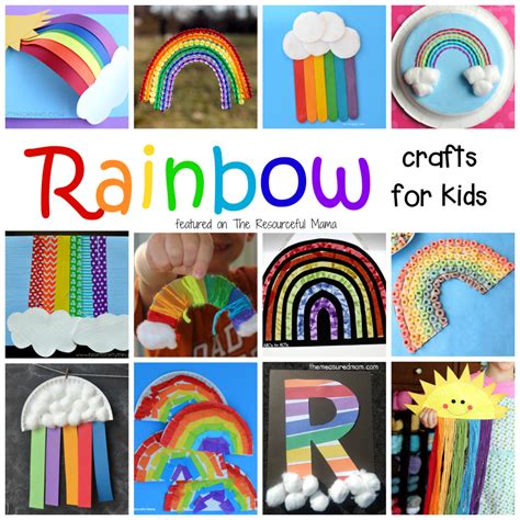 Rainbow Crafts For Kids The Resourceful Mama