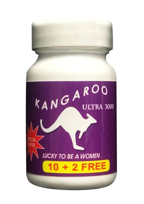 Kangaroo Ultra 3000 Women 12 Pcs Sex Enhancer Pills
