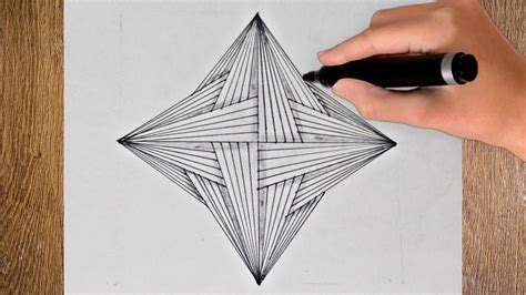 How To Draw 3d Geometric Design Spirograph Pattern Drawing 3d