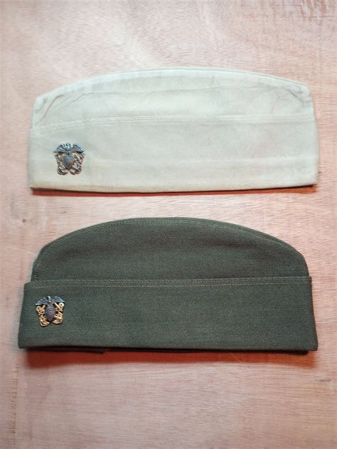 Two Original WW2 Navy Garrison Caps - Etsy