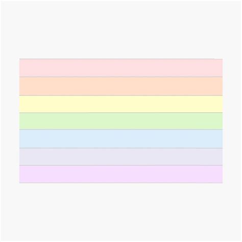 Gay Pastel Rainbow Flag Photographic Print By Plntboy Redbubble
