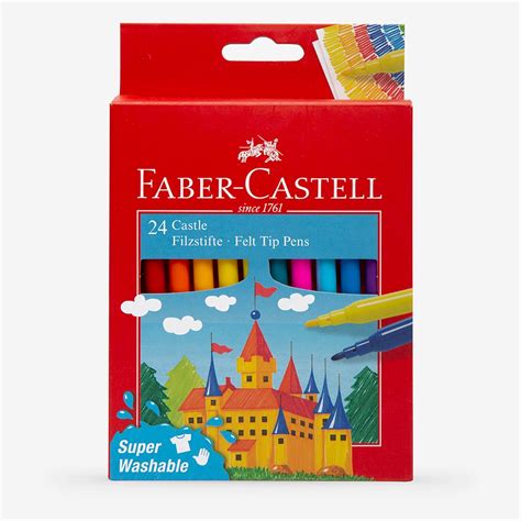 Faber Castell Felt Tip Pens Pack Of 24 Faber Castell Drawing