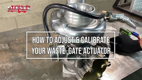 How To Calibrate And Adjust The Wastegate Actuator On Your Turbo Youtube
