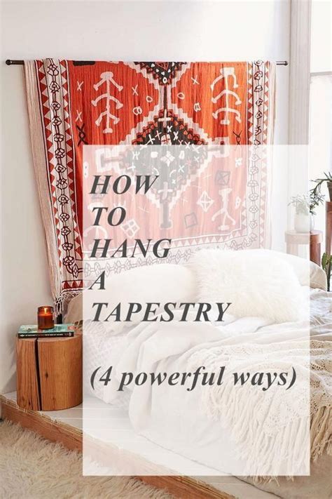 How To Hang A Tapestry 4 Powerful Ways Tychome Tapestry Headboard