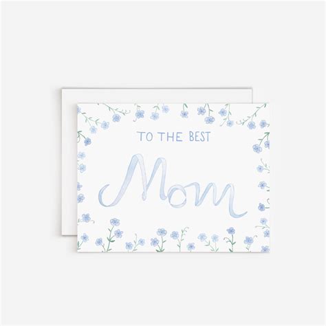 Tell Mom What She Means To You This Mothers Day With A Thoughtful Greeting Card Watercolor