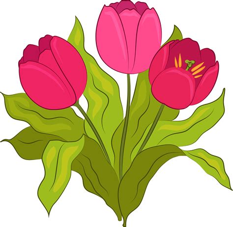 Free Clip Art Flowers Tulips Free Tulip Clipart Free Tulip Clip Art