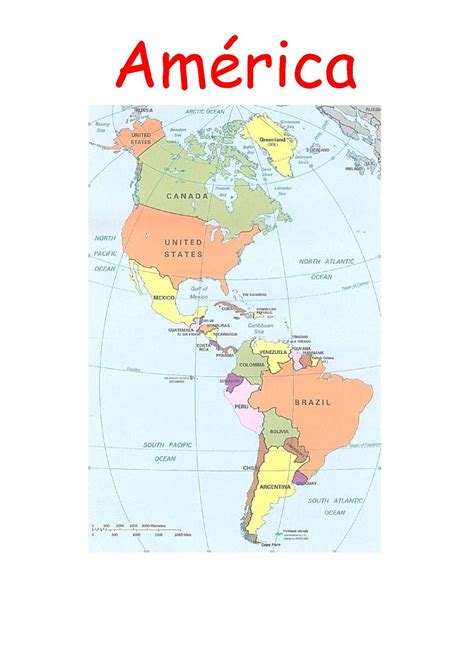 Resultado De Imagem Para Mapa Geografico Do Continente Americano Mapa