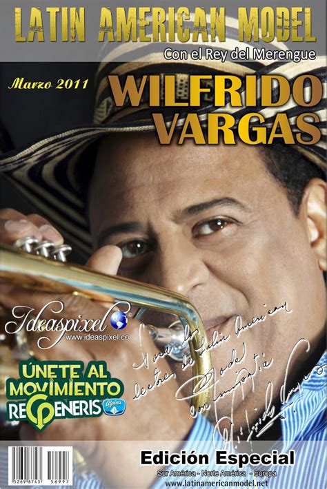 Wilfrido Vargas Music And Photography Magazine Latin American Model By