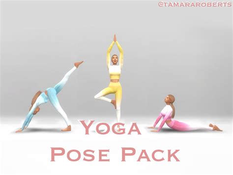 The Sims Resource Yoga Pose Pack