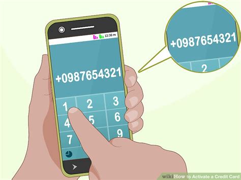 Calling the phone number on the sticker on the front of the card; How to Activate a Credit Card: 11 Steps (with Pictures) - wikiHow