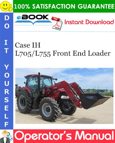 Best Case Ih L705l755 Front End Loader Operators Manual Tradebit