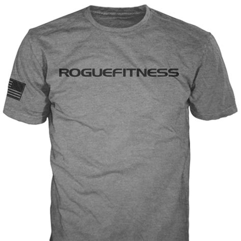 Rogue Classic Shirt Logo T Shirt In Grey Rogue Fitness