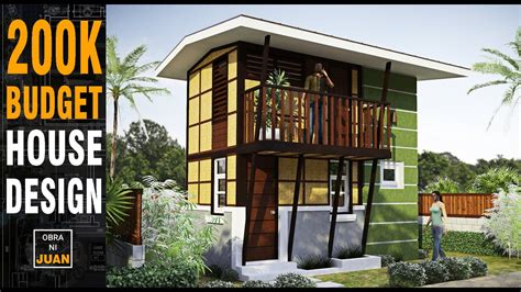 2 Story House Low Budget Filipino Simple Two Storey House Design